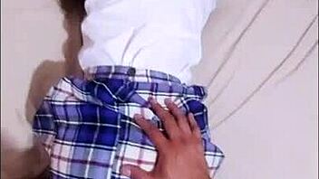 Innocent mexican college student fucks neighbor for gifts when alone at home