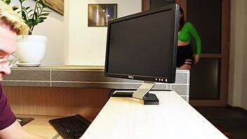 Horny Redhead Stepsister Bent Over In Shower Fucking