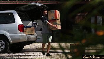 Bold Classy Teen Fucking Outdoors In Glamour Missionary With Blowjob