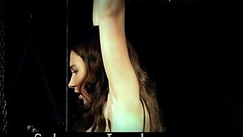 bondage nymph julie skyhigh in slutty body suit gets rough treatment