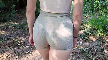 Got Caught Fucking Beautiful Girl in Woods