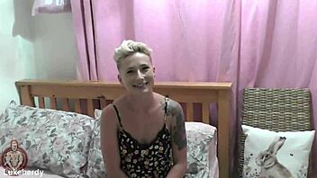 Watch this amateur's tight pussy get destroyed in her debut?