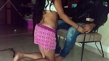 deepthroat rent payment chokes me!