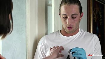 Yasmin scott swallows cum after titty fuck