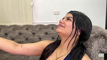 Hardcore sex in the office, bent over getting all that cum in my mouth.