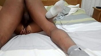 My horny girlfriend asked for massages and I ended up cumming inside her.