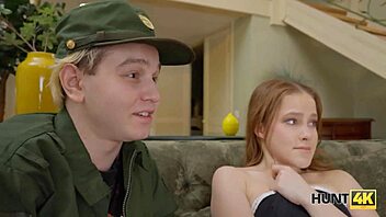 hunt4k ex-military cuckold surrenders her pussy