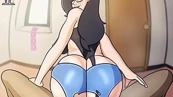 Fucking Sexy Black Hair Girlfriend Feels Orgasm In Reverse Cowgirl