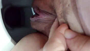 Pregnant Woman Displays Her Big Swollen Pussy with Intense Passion