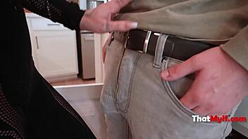 Busty blonde milf danae mari feels seduction from blue collar friend fucking