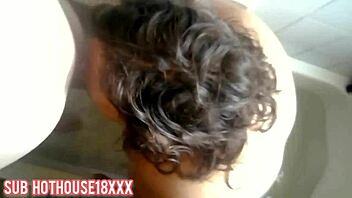 Best Homemade BBW MILF Blowjob And Doggy Tease With Cum On Huge Belly