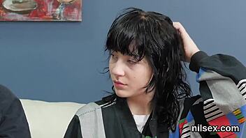 naughty cutie in butthole asylum for therapy!