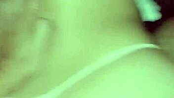 sexy filipina gets doggystyle double penetration with vibrator and dick in thong