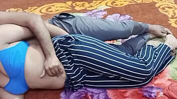 Hot sexy desi bhabhi gets fucked hard by boyfriend in doggystyle with monster cock