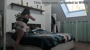 Chubby Soubrette Sexy Lexie Grants in lingerie and maid costume 😍