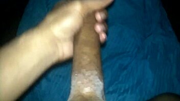 Oh yeah, watch me stroke this massive black cock right now