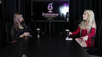 Brazilian Actress In Sheer Red Lingerie