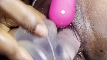 i watch this crazy squirter cast demons out her wet pussy.