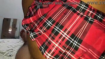 Fat student prostitute rides and jumps with huge ass