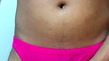 transsexual sniffs panties while masturbating