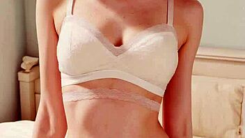 i love these flowery panties on the model