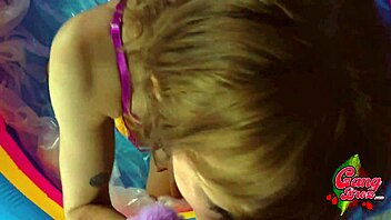 Giving Rebecca a throat whooping with big black cock, choking and slapping for sloppy blowjob.