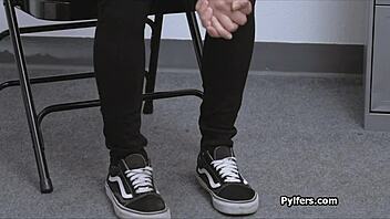 Busty Shae Blows Officer After Caught on CCTV