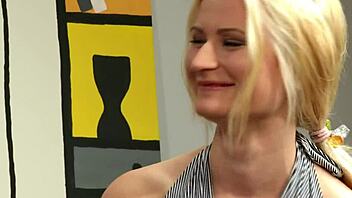 beautiful european girls first scene with cowgirl riding and handjob