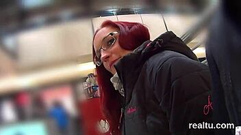 Gorgeous czech kitten teased in the mall, then pounded in pov.