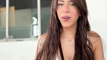 latina molly smith with big ass swallows cum after interview