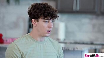 stepbro films stepsister molly little 18+ threesome with hot bff