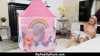 curiosity turns into a very pleasurable learning experience for both of stepsiblings - myfamilyfuck