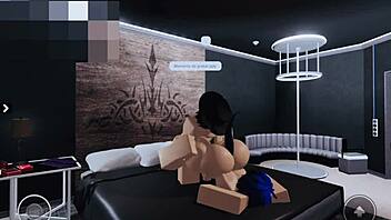 Femboy Ladyboy Fucked Very Hard In Roblox Game With Shemale Sex