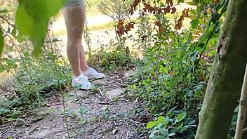 Got Caught Fucking Beautiful Girl in Woods