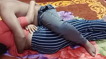 Hot sexy desi bhabhi gets fucked hard by boyfriend in doggystyle with monster cock