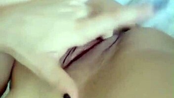 brunette with wet pussy masturbating, can you resist this?