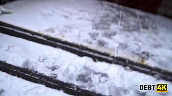 redhead teen calms credit broker with rough sex for debt?