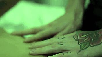 Sleazy step-dad gropes stepson while giving blowjob in taboo old and young scene!