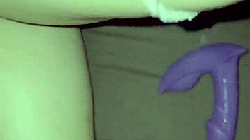 sexy filipina gets doggystyle double penetration with vibrator and dick in thong