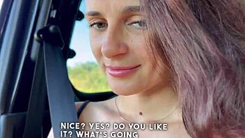 Picked Up Hottie, Fucked On Highway!