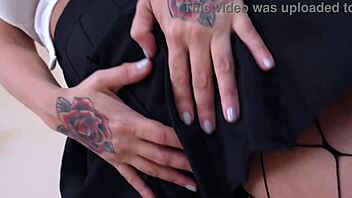 Can Busty Larisa Leite Handle Five Black Cocks in Rough Anal Destruction?