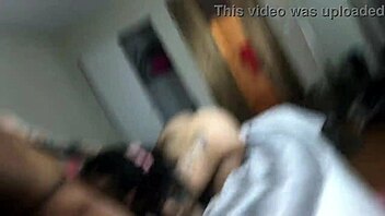 Big Black Cock Fucks Hot Porn Couple's Ass And Mouth