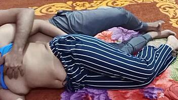 Hot sexy desi bhabhi gets fucked hard by boyfriend in doggystyle with monster cock