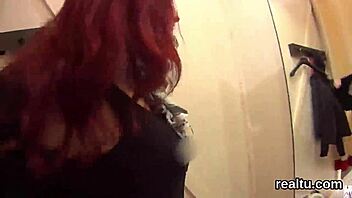 Gorgeous czech kitten teased in the mall, then pounded in pov.