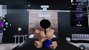 Femboy Ladyboy Fucked Very Hard In Roblox Game With Shemale Sex