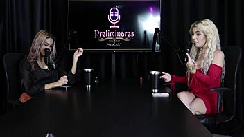 Brazilian Actress In Sheer Red Lingerie