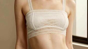 i love these flowery panties on the model