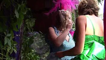 Lucky Guy Dips Cock Tinkerbell