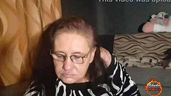 klaudiaambergirls masturbates in stockings and lingerie, reaching multi orgasms before cum in mouth