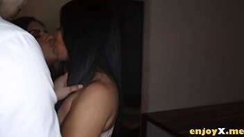 i strted my day wit a threesum likin two brunets big tits n fukin hard in hd